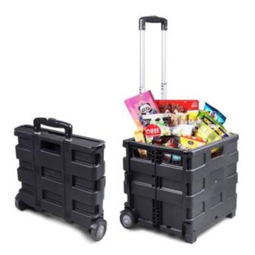 마트 장보기 접이식 카트 폴딩 박스 장바구니캐리어 핸드 시장바구니 구르마, 1개 24,050원