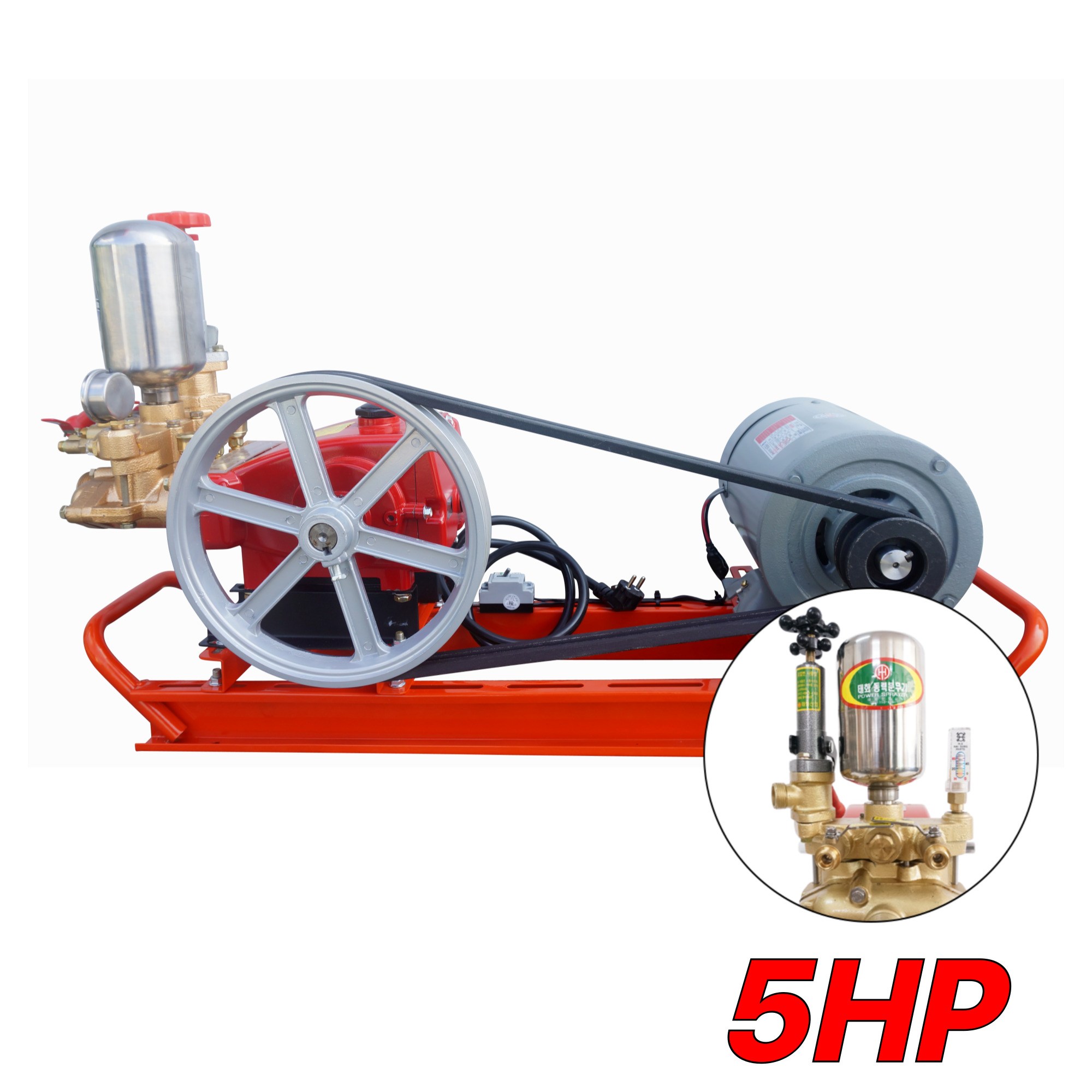 고압 동력 태화 분무기 100A 모터 조립 고정 선반 5HP 1,012,000원