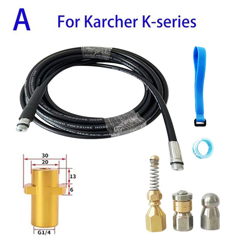 강화 레이어 나일론 탄성 송진 호스, 하수도 배수 청소 하수 준설 파이프, ForKarcher K 시리즈 28,300원