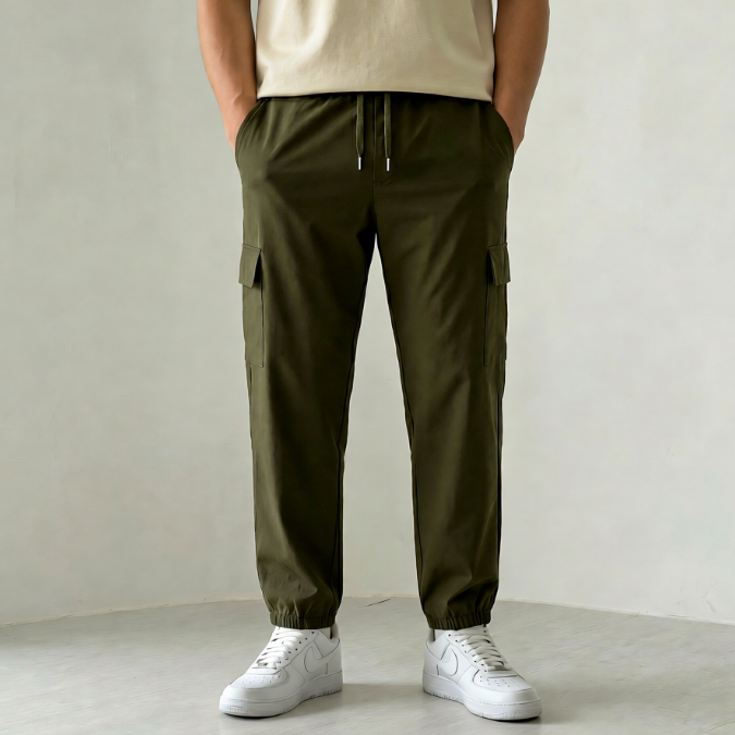 브라우터 남자 스판 밴딩 카고 바지 캐주얼 조거 팬츠 16,900원