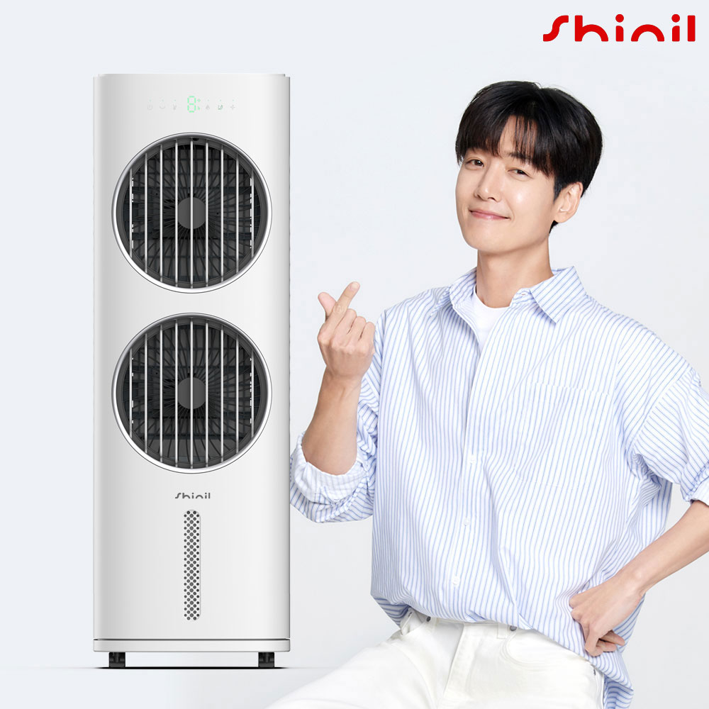 신일 AIR COOLER 8단풍속 리모컨 BLDC 저소음 냉풍기 2구 3구 288,000원