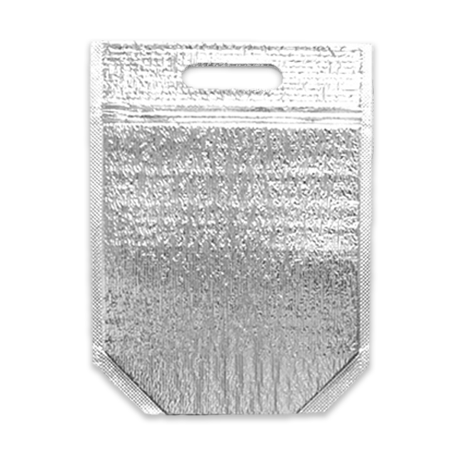 원바이 손잡이 스탠드형 보냉팩 25x34x12 100개, 100개, 은색 42,700원