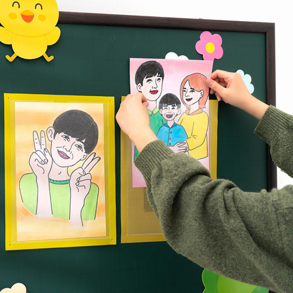 다모아 전시화일(세로형) 자석게시판 교실꾸미기 어린이집 새학기 환경구성 4,100원