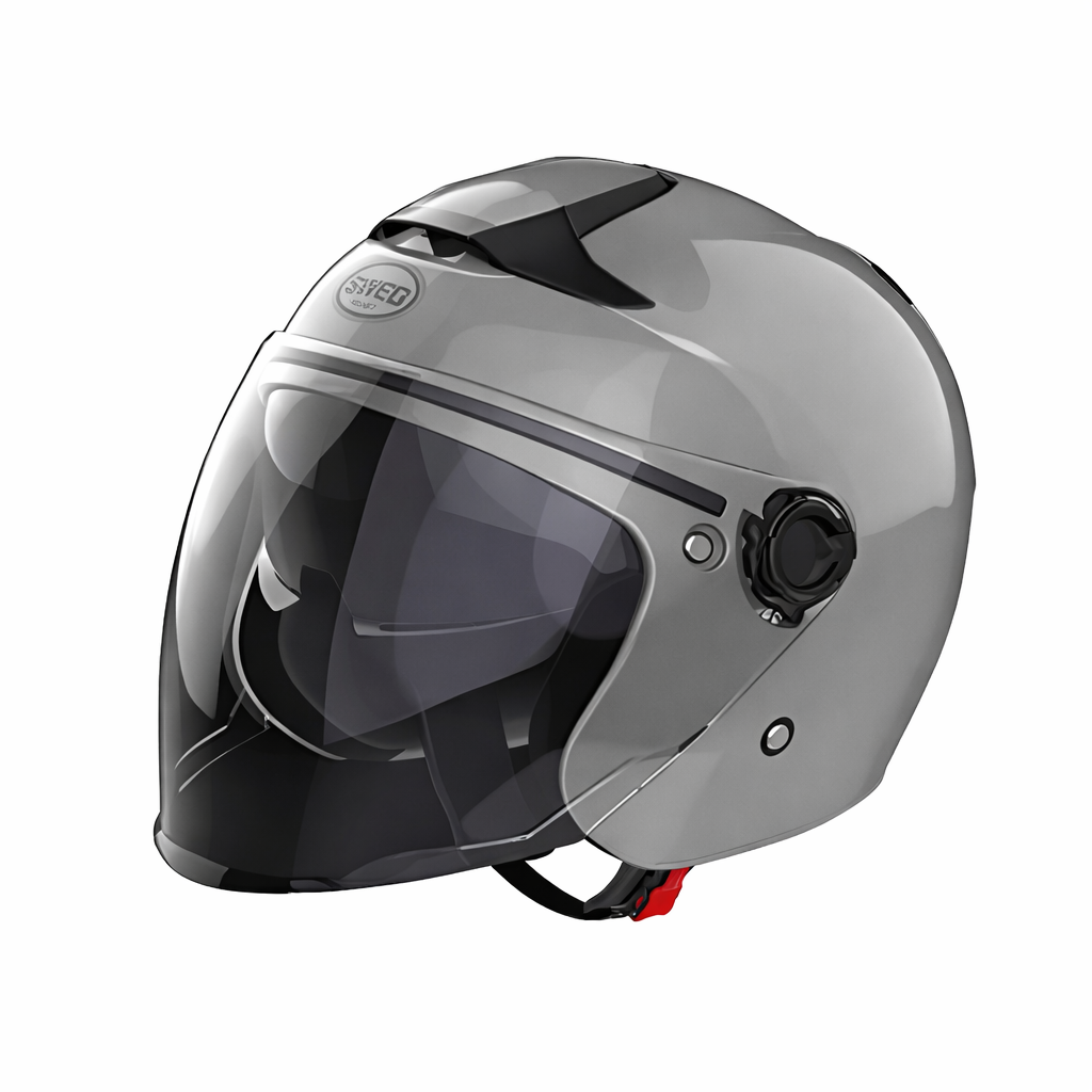 [KC인증][정품헬멧] 스웨그헬멧 SWEG RS10 오토바이헬멧 초경량1050g UV400 블랙/화이트/그레이 오픈페이스가벼운헬멧 남녀공용 안전인증 스쿠터헬멧 출퇴근용 바이크헬멧, 라이트그레이 69,000원