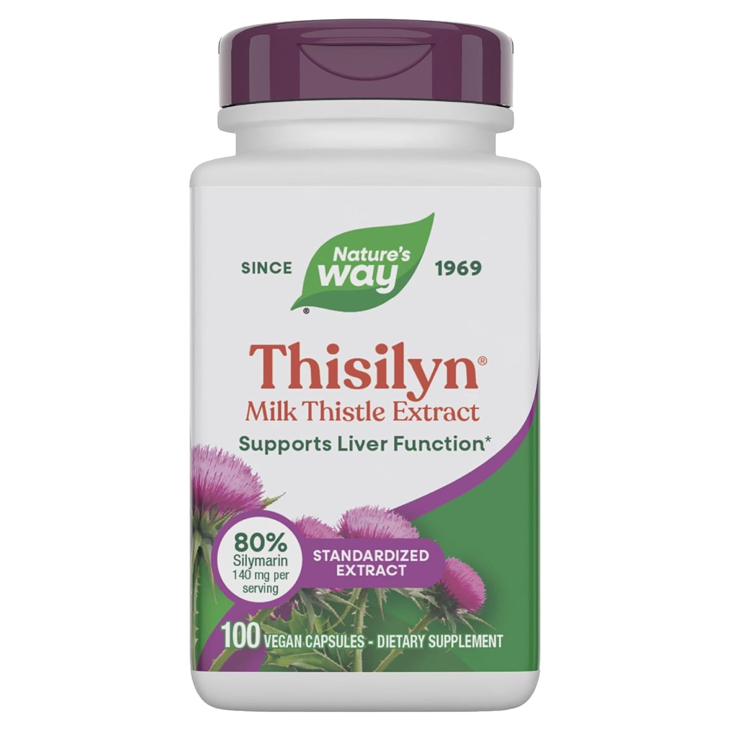 네이처스웨이 Thisilyn Milk Thistle Extract 베지 캡슐 100정, 100정, 1개 44,060원