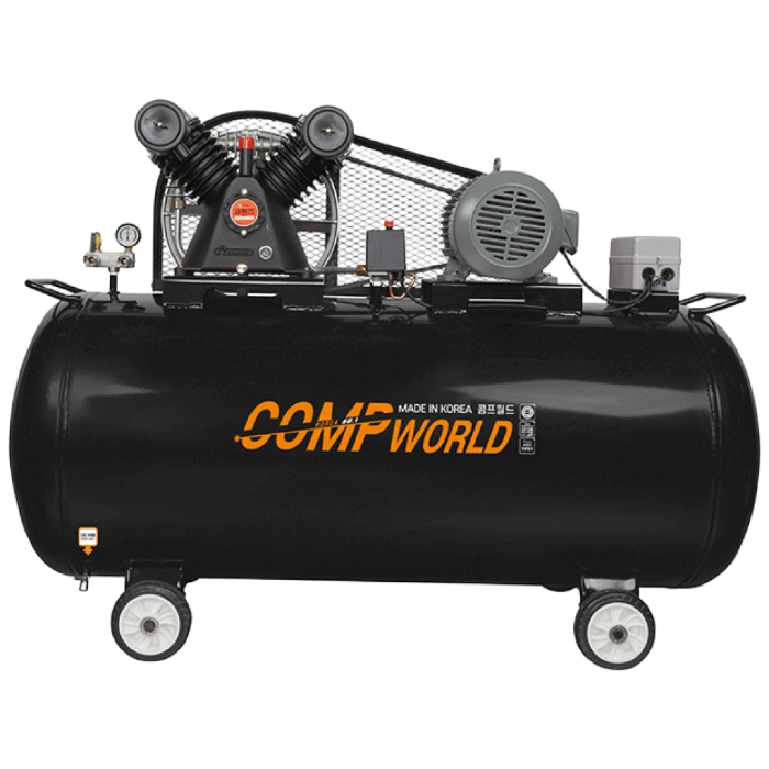 콤프월드 산업용 콤프레샤 5마력 400리터 3상 380볼트 동급최강, 1개 1,787,100원