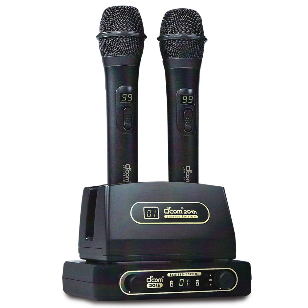 디지탈컴 무선마이크 20th 노래방 마이크 900MHz 2채널 MAX/EVE 호환제품 305,000원