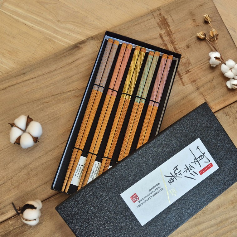 일본 프리미엄 5p 블랙 젓가락 이시다 나무 대나무 가정용 데일리 실용 29,880원