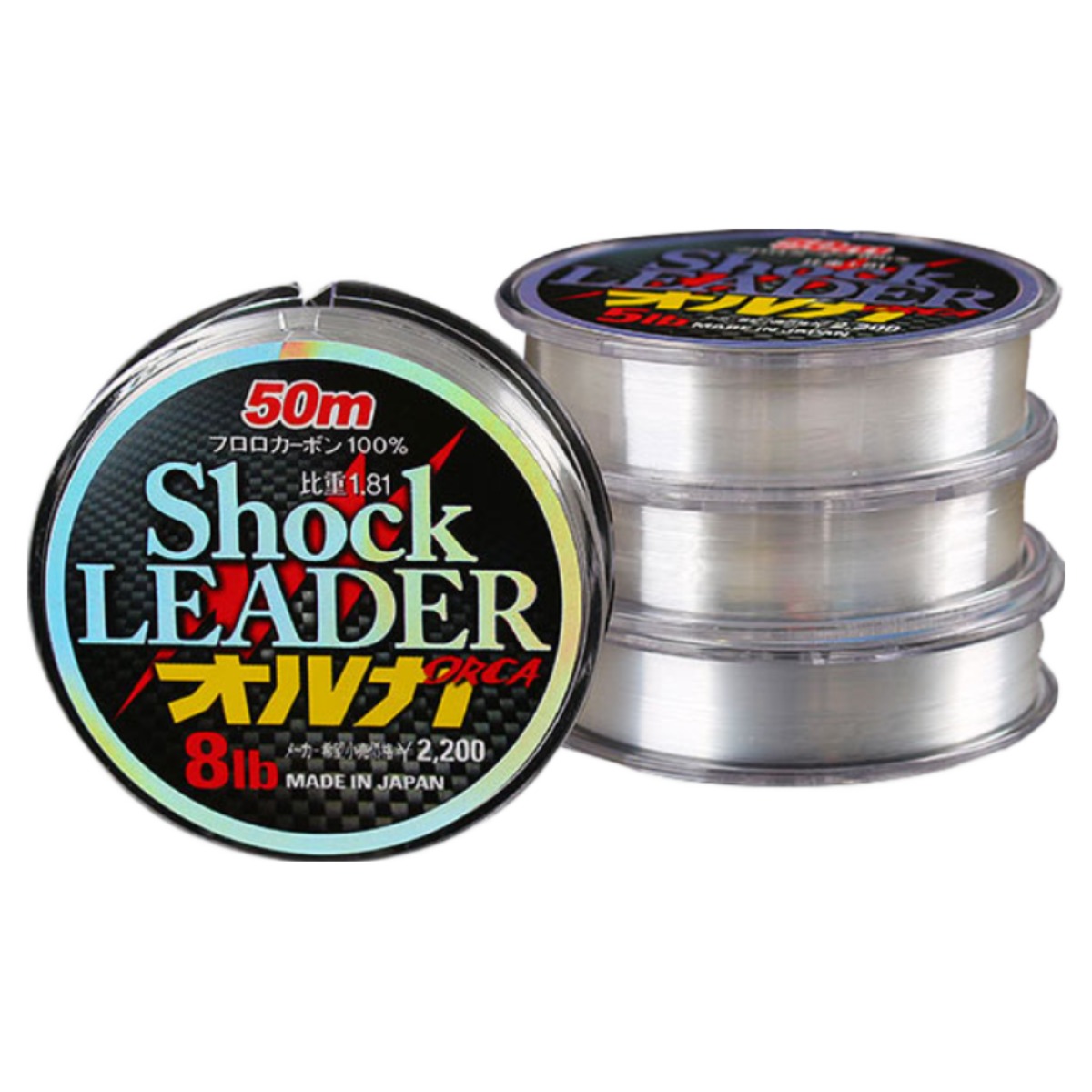 일본 원사 최강 쇼크리더 후로로카본 카본라인 낚시줄, 1개 8,970원