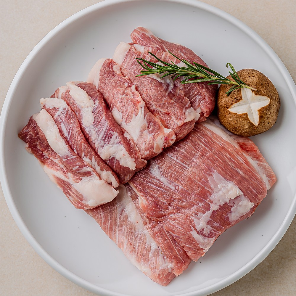 바르돈 국내산 1+ 한돈 냉장 등심덧살(가브리살), 1개, 500g 32,490원