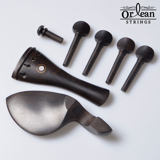 에보니 바이올린 피팅세트 미가공 펙 엔드핀 턱받침 테일피스 30,210원