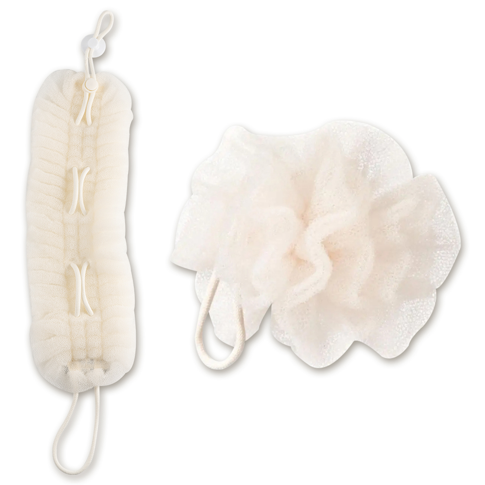 심플리프 2in1 늘어나는 샤워볼, 1개, 1개입, 아이보리 9,990원