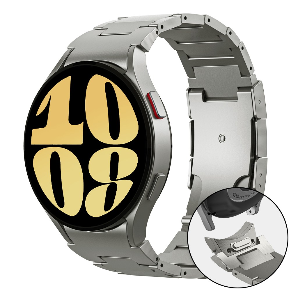 별다섯 갤럭시워치4 / 워치5 / 워치6 / 워치7 FE 호환 메탈 티타늄 원터치 스트랩 밴드 ( 줄조절툴포함 ) 28,500원