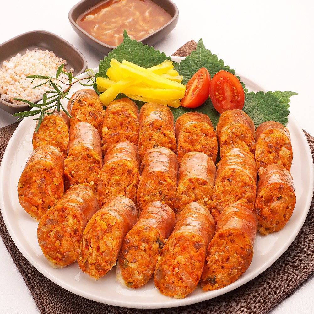 (리뉴얼) 대찬 김치순대 400g+순대내장180g, 400g, 5개 27,500원