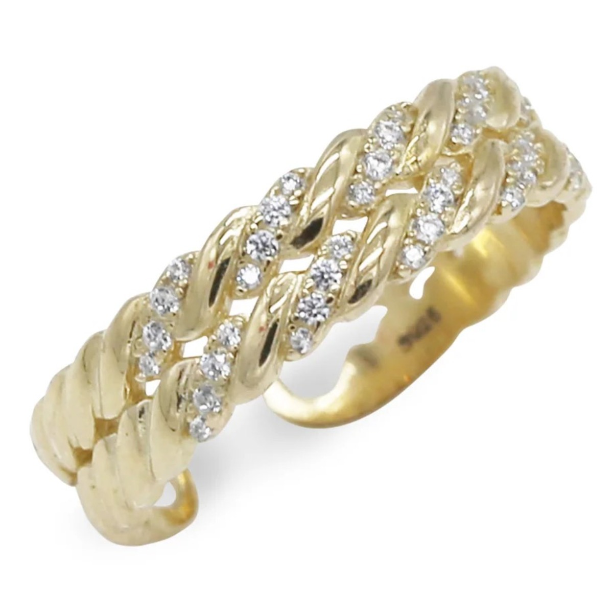 리즈타라 실버 925 르네 두줄 큐빅 반지 / 실버반지 여자반지 오픈링 커플링 우정반지 39,000원