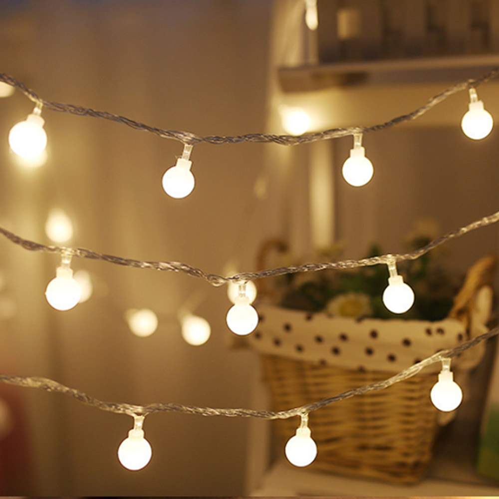 1+1 쁘띠끄 LED 알전구 감성 캠핑 앵두전구 파티 줄조명, 황색(2M/10구)점멸(깜빡임)불가 12,000원