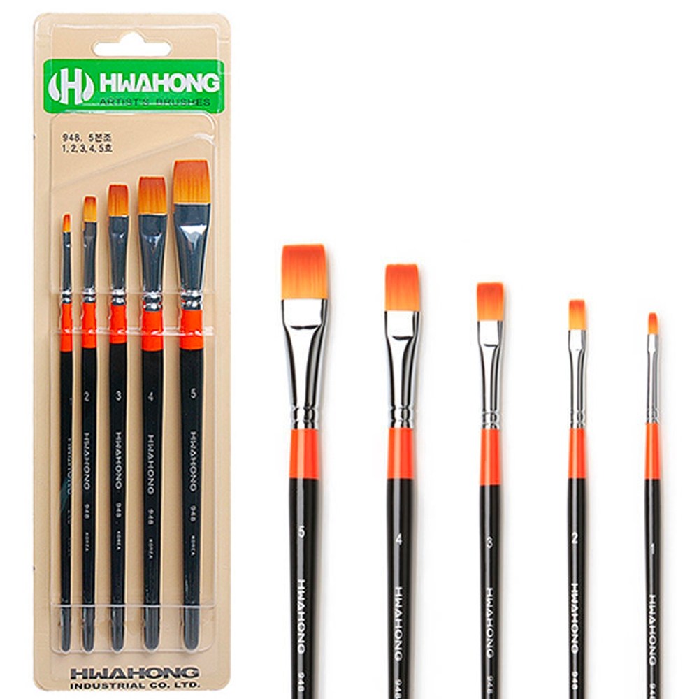 화홍 구성붓 평붓 948 5본조 세트, 현재가 13,340원