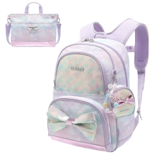 [백화점발송] 블랙야크키즈 여아 책가방 새학기 초등학교 입학 등교 졸업 선물 리본 파우치키링 보조가방 책가방세트 204,000원