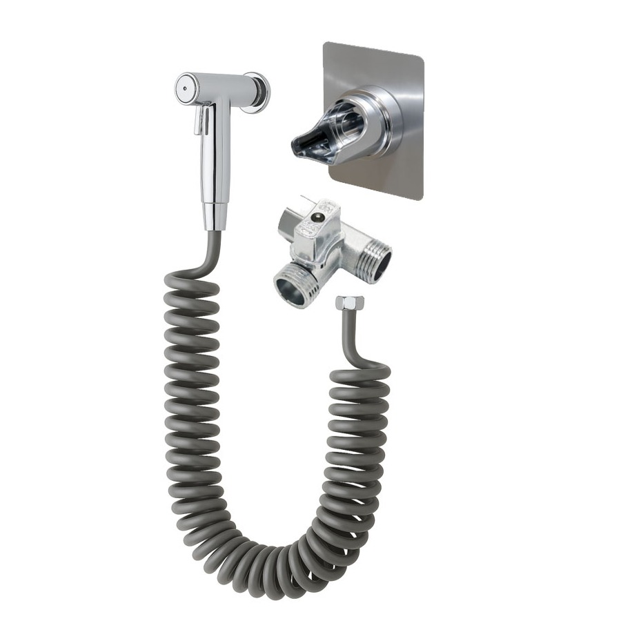 리빙리뉴 마그넷 2웨이 욕실 청소 스프레이건 샤워기 접착식 거치대 5M 코일호스 4종 세트 43,830원