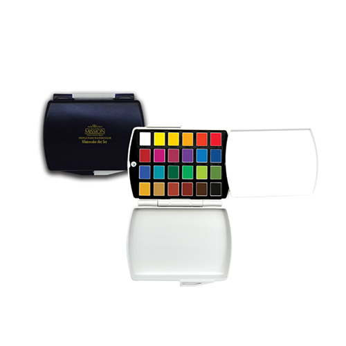 미젤로 미션골드 트리플 24색 수채화물감 MPW-1224 74,950원