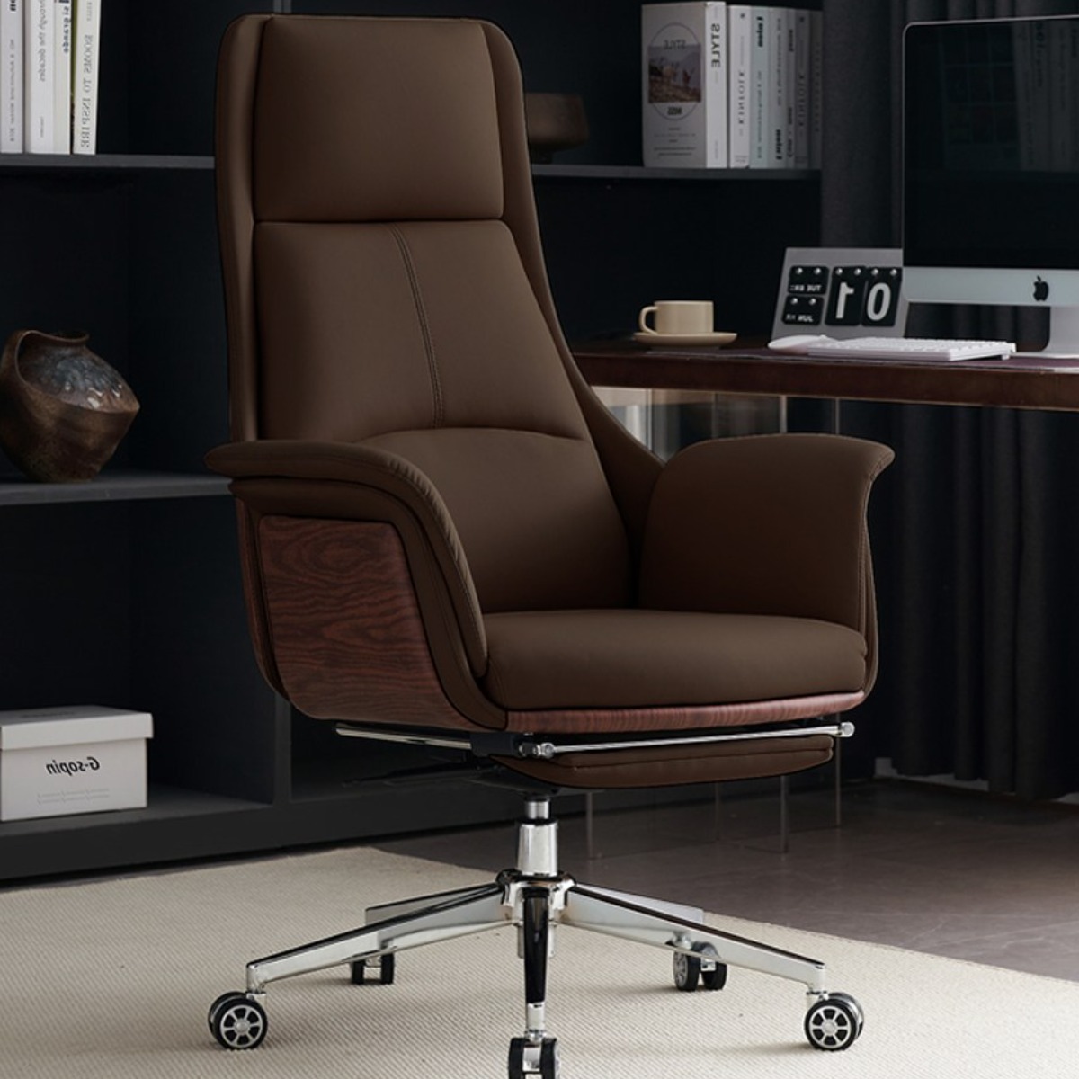 우브로 프리미엄 소가죽 중역의자 고급 사무용 게이밍 사무실 사장님 회장님 임원 가죽 의자 체어 394,000원