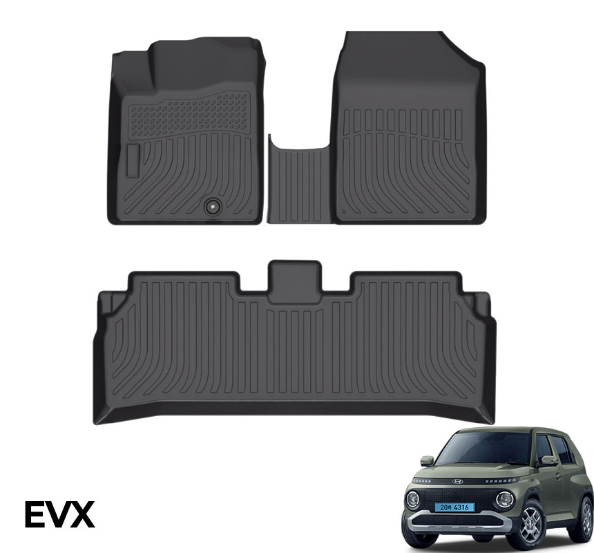 TPE카매트 캐스퍼EV 1열+2열+루프코일 3D매트, 콜레오스가솔린 4륜 129,000원