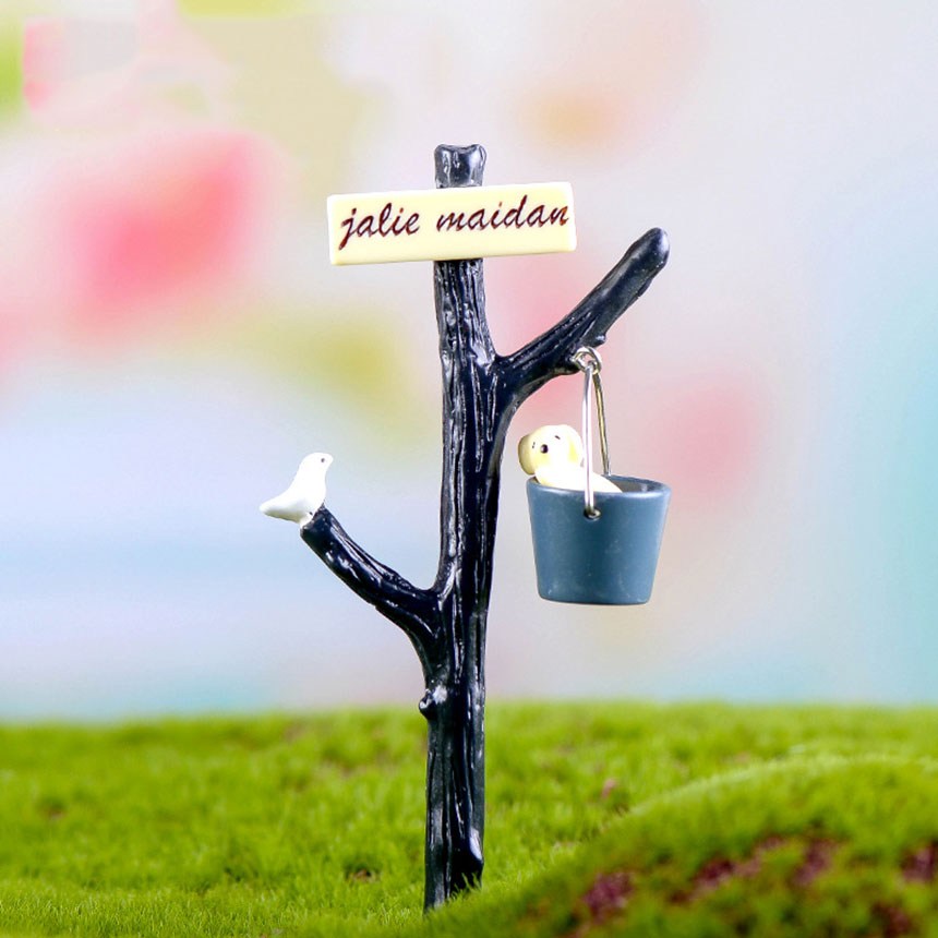 미스토토 양동이 강아지 화분픽 화분장식 인테리어 가든 소품 화분꾸미기, P1079_양동이 강아지 화분픽 1P 2,760원