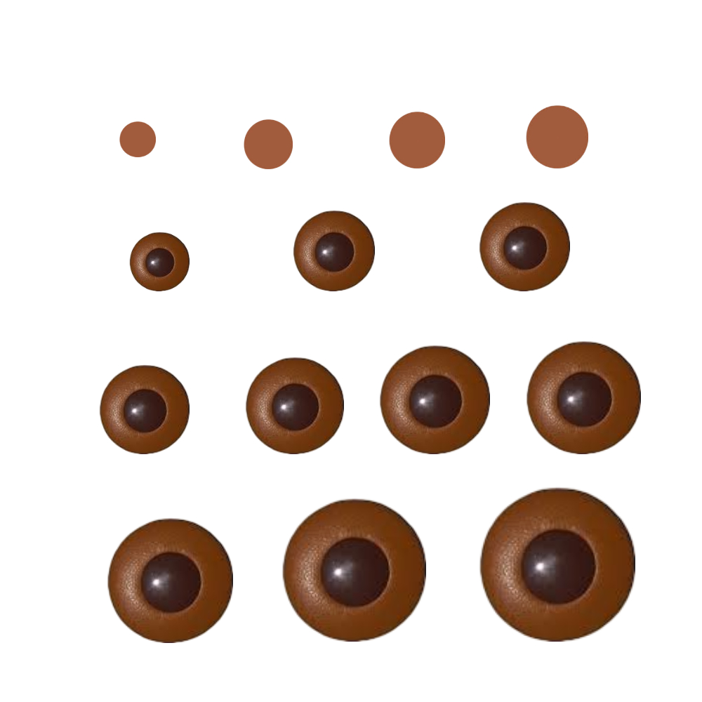 (드림테크)이태리 피죠니 프로 색소폰 패드 담보 낱개, 1개, 14mm 1,600원