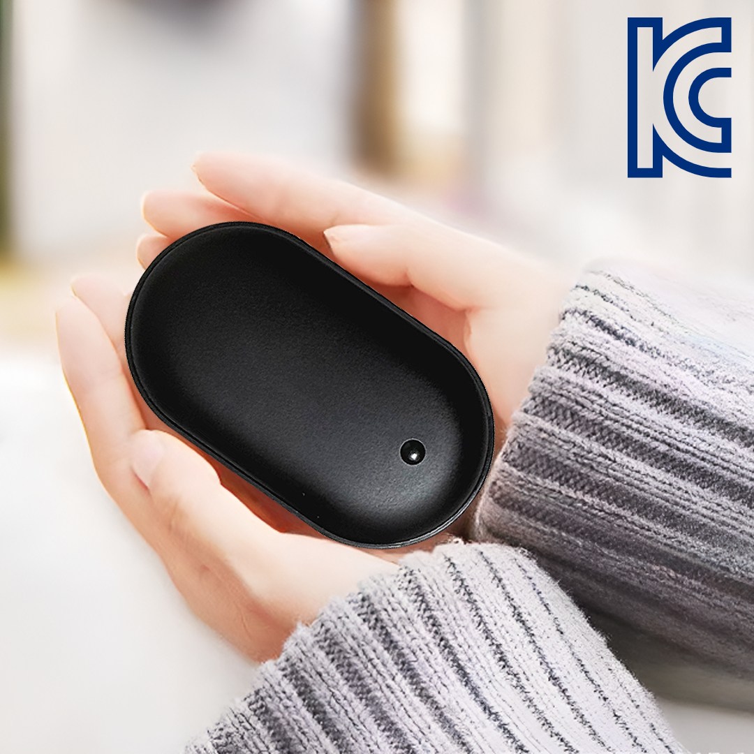 플럭스 한손에쏙  보조배터리 손난로 양면히팅  5000mAh 13,000원