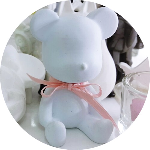 수제몰드 앉아있는 베어브릭(2D) 6,000원