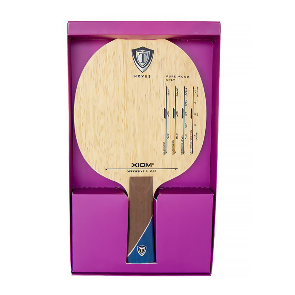 엑시옴 오펜시브 S 탁구라켓 XIOM 쉐이크 목판 드라이브 공격형 탁구라켓 (FL 그립) 68,000원