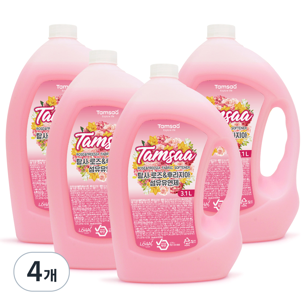 탐사 로즈앤 후리지아 섬유유연제 3.1L 12,490원