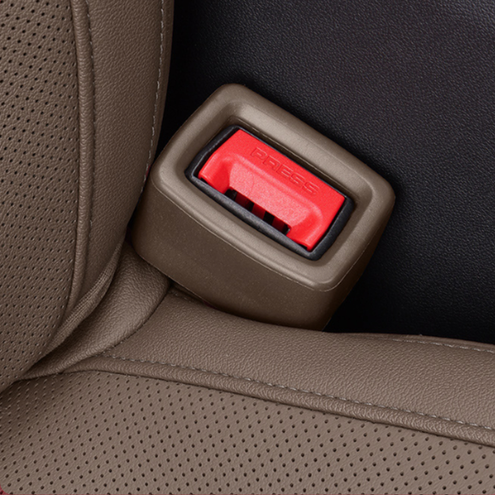 오토크루 자동차 안전벨트 실리콘 버클 커버, 브라운, 4개 8,000원