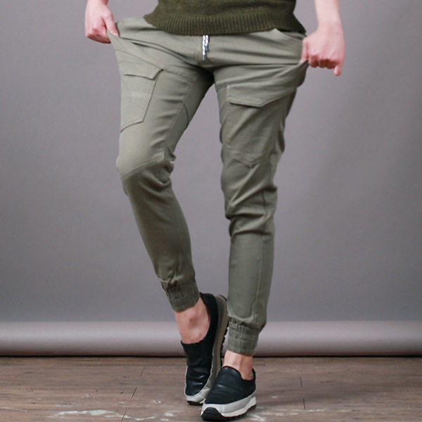 스댕클럽 남성용 치즈스판 밴딩 조거 포켓 카고바지 BJ2683 23,900원