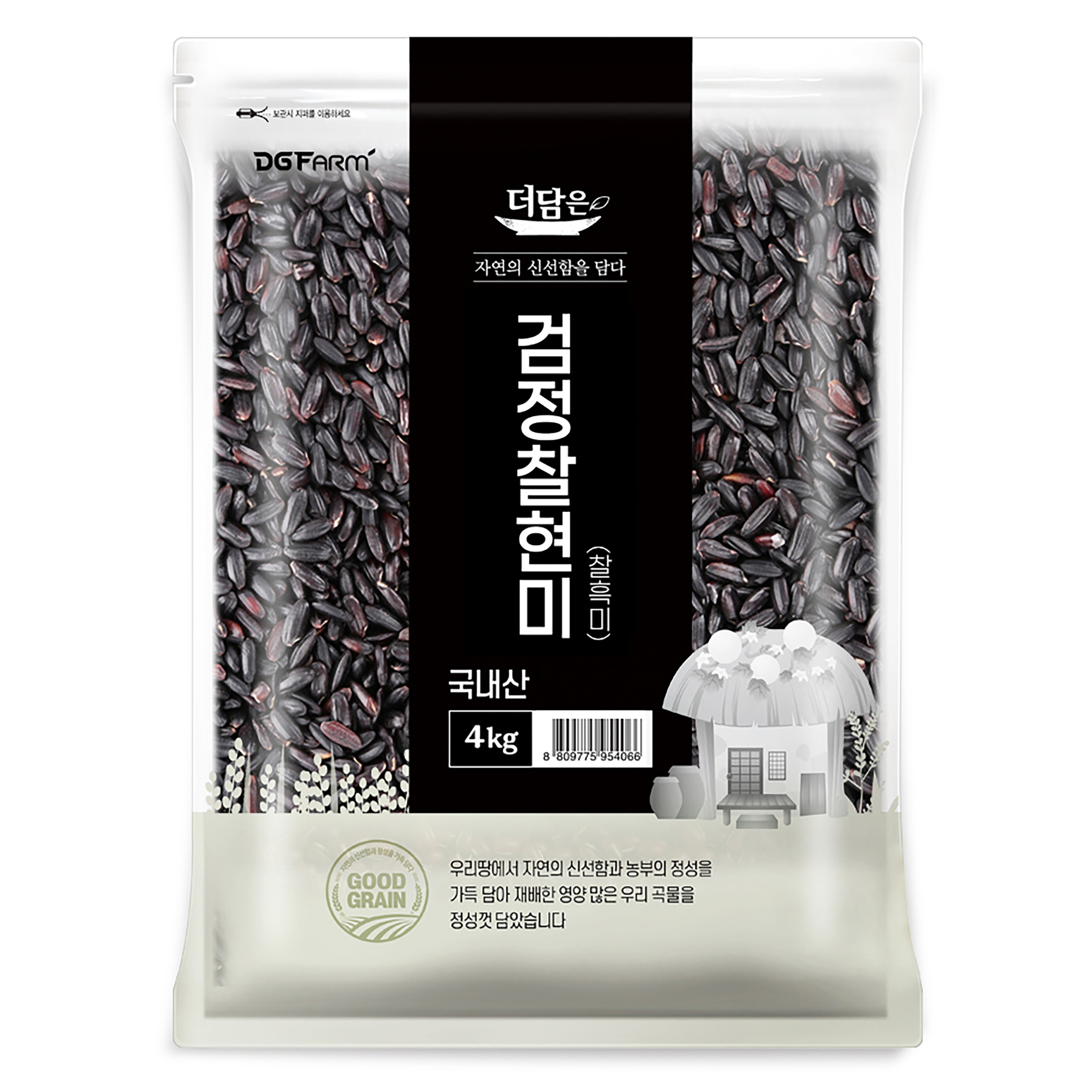더담은 국산 찰흑미, 4kg, 1개 19,900원