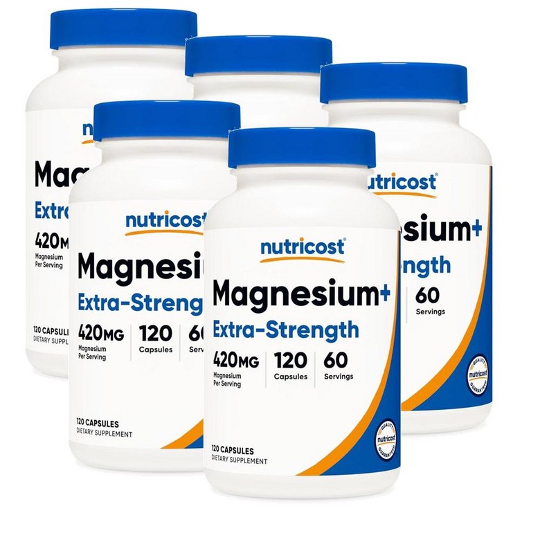 뉴트리코스트 마그네슘 플러스 420mg 엑스트라 스트랭스 Nutricost Magnesium Glycinate 184,000원