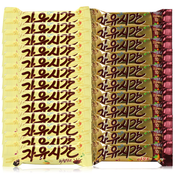 해태제과 자유시간 리얼초코 36g x 12p + 아몬드 36g x 12p, 36g, 5세트 98,900원