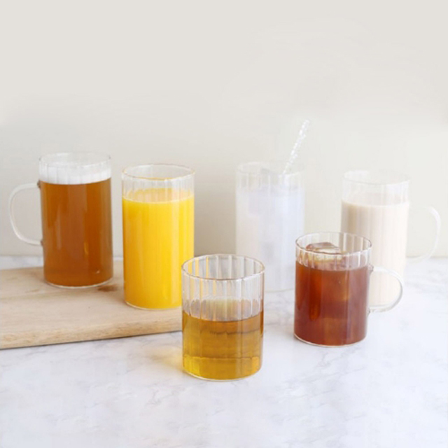 SJ 마카 유리 내열컵(500ml) 2P세트 MK-VS-C14 10,000원