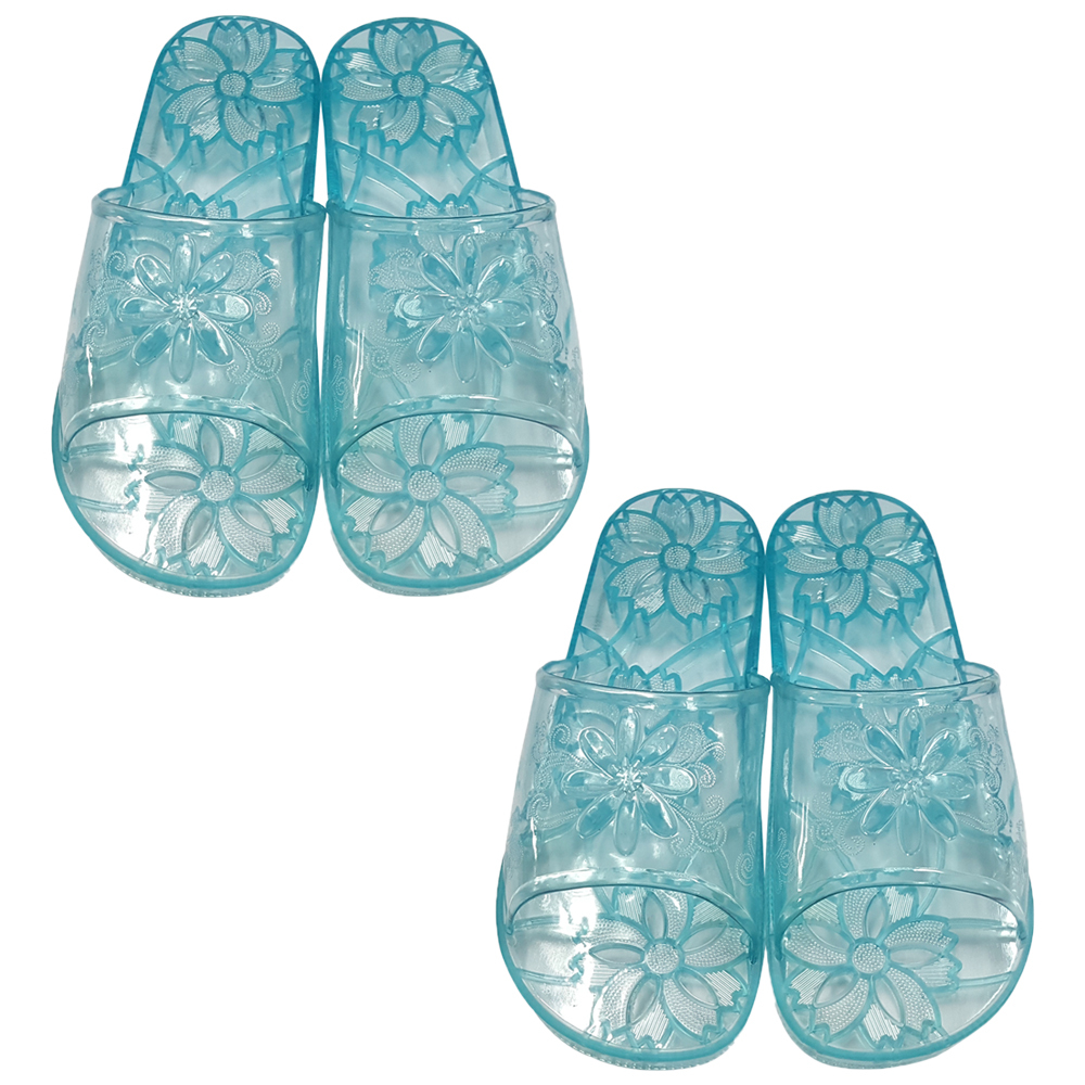 PVC 메이플 욕실화, 블루, 2개 9,600원