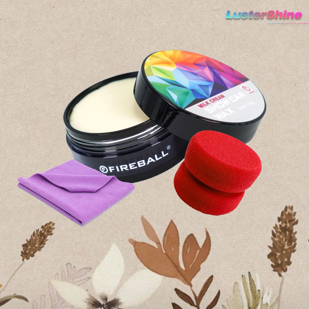 파이어볼 쇼카왁스 밀크크림 130g 40g 자동차 고체 왁스 차량 광택제 관리제+어플타월 99,000원