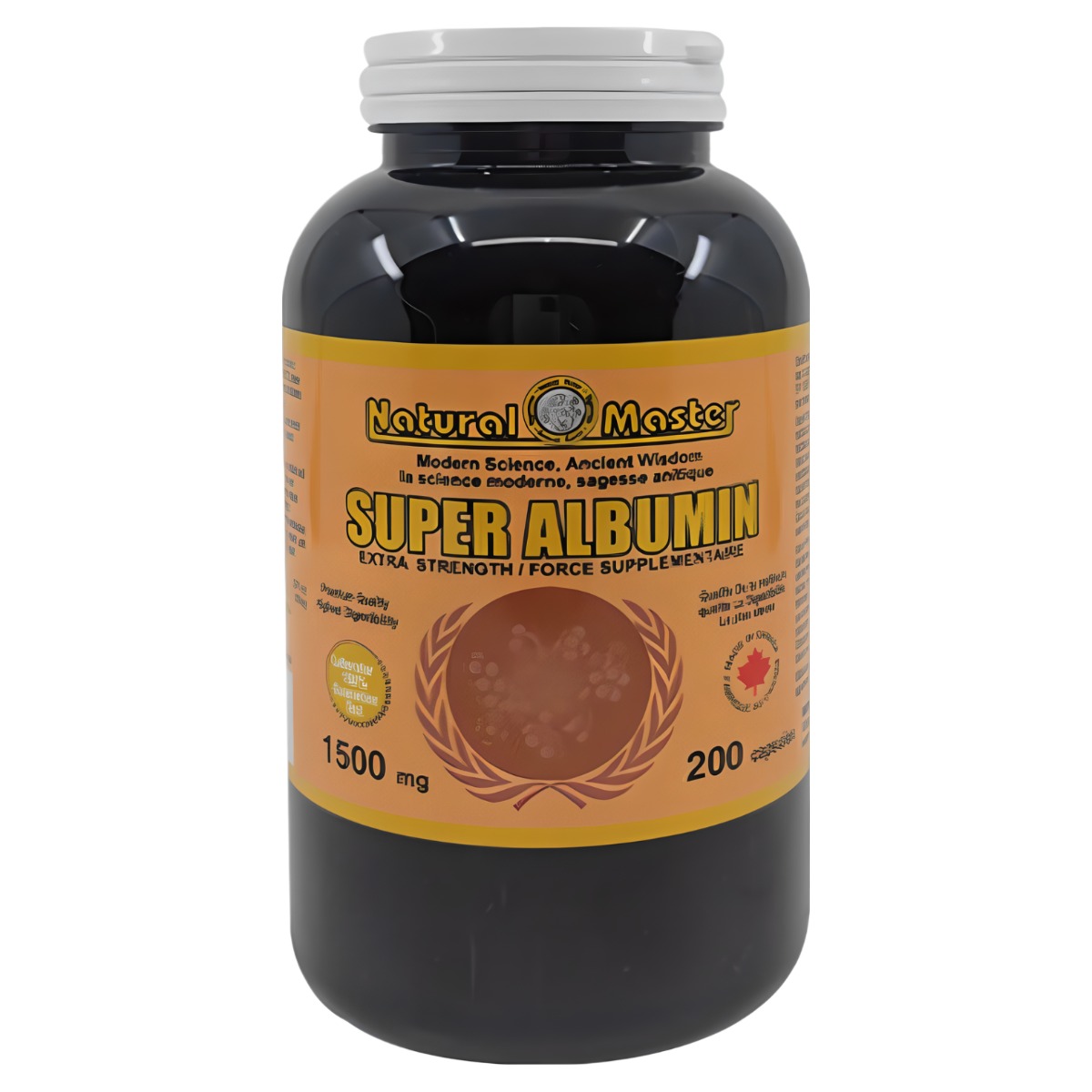 캐나다 내츄럴마스터 슈퍼 알부민 1500mg 200캡슐 먹는 Super Albumin, 200정, 1개 240,000원