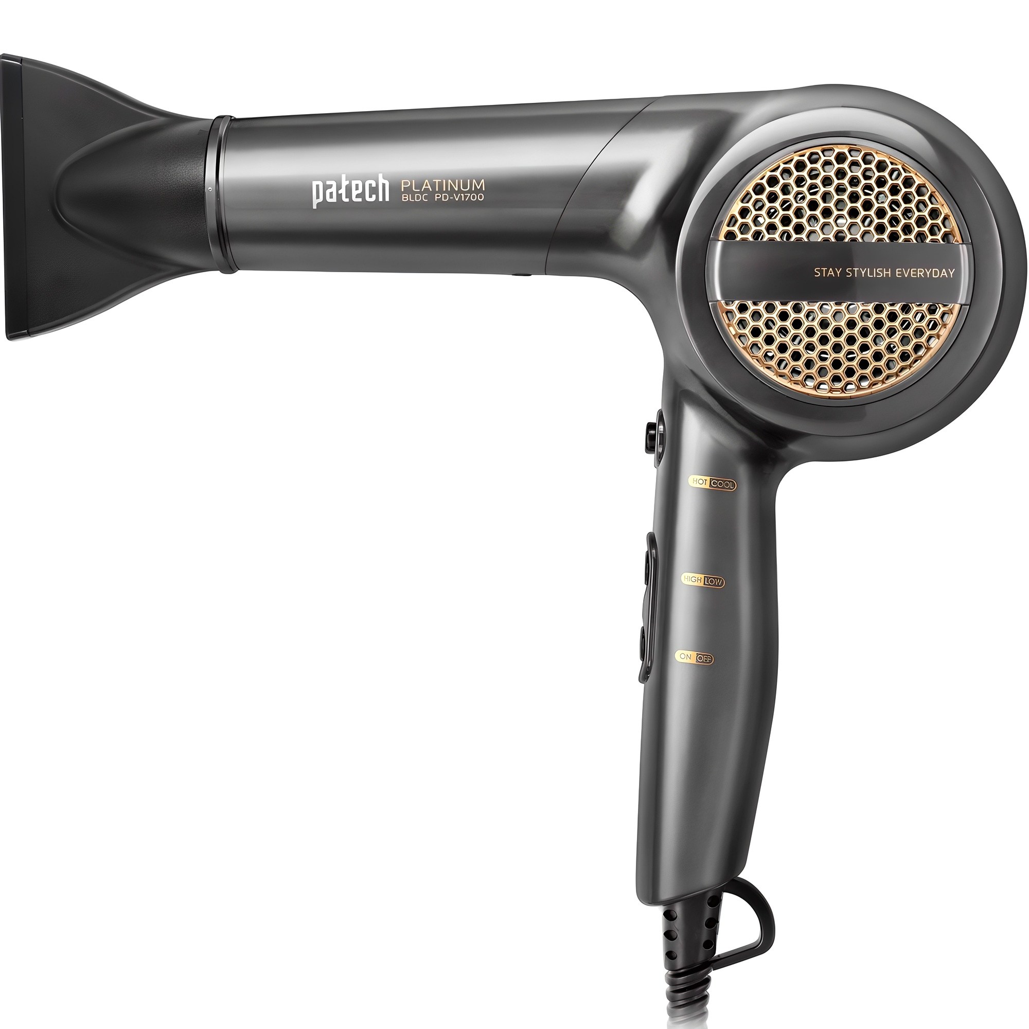 파테크 BLDC 헤어 드라이어 1850W, PD-V1700, 다크실버 51,900원