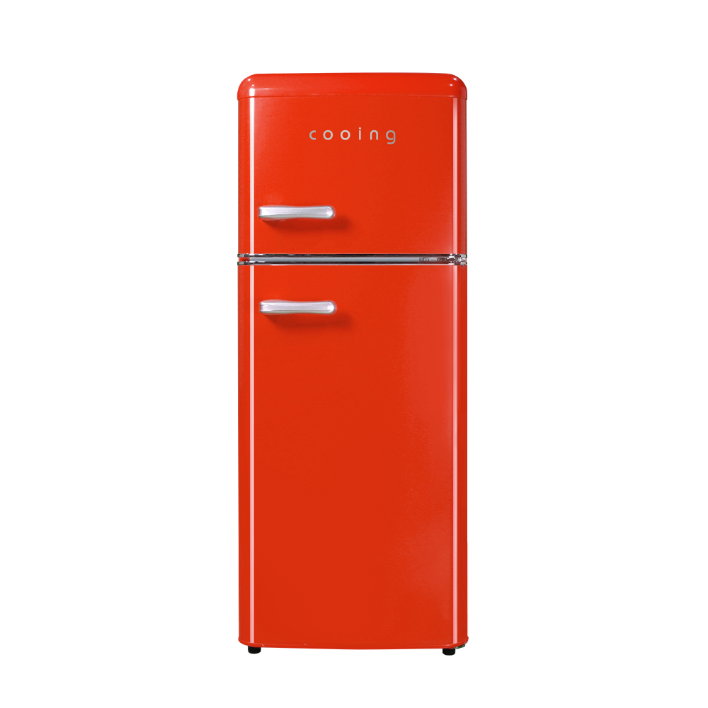 쿠잉 레트로 2도어 소형 냉장고 REF-D121 원룸 오피스텔 사무실 가정용 115L 328,000원