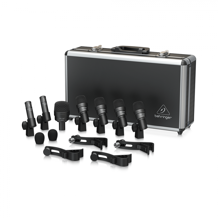 베링거 BC1200 / BC 1200 / 드럼 마이크 풀 세트 /스튜디오,라이브용 패키지 / 총7개 / 드럼 마이크 팩 / 드럼마이크 세트 / 악기용 마이크 / 악기 수음용/ 정품, 단일색상, BEHRINGER BC1200 216,930원