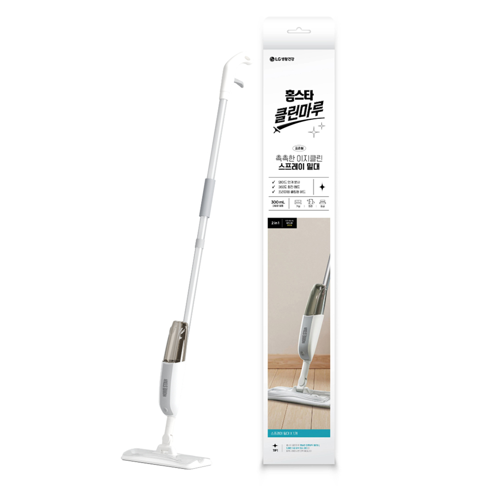 홈스타 클린마루 촉촉한 이지클린 클립형 스프레이밀대 표준형 300ml 28,000원