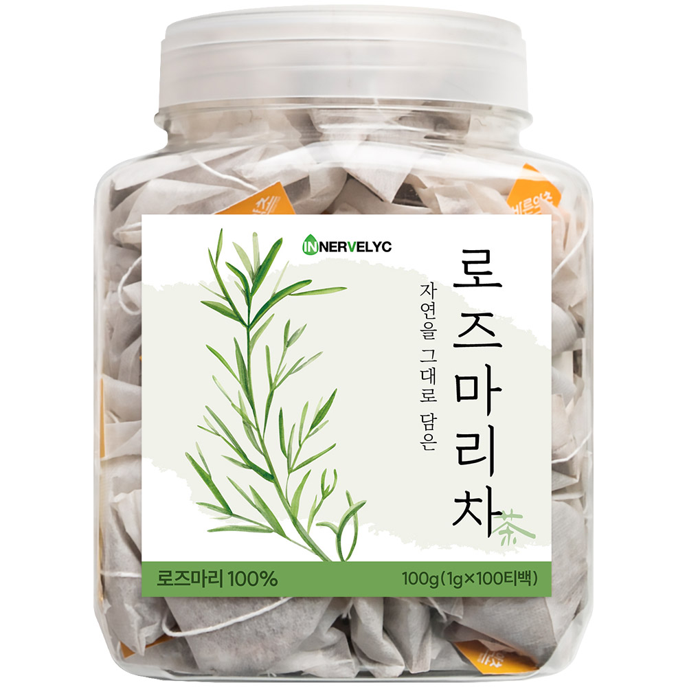 이너블릭 로즈마리차 1500만 티백 판매 돌파 PLA 친환경 필터, 1g, 100개입, 1개 17,910원