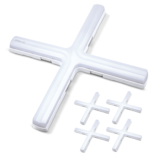 씨티오 원바디형 FPL LED 등기구 십자형 5p, 형광등색 76,300원