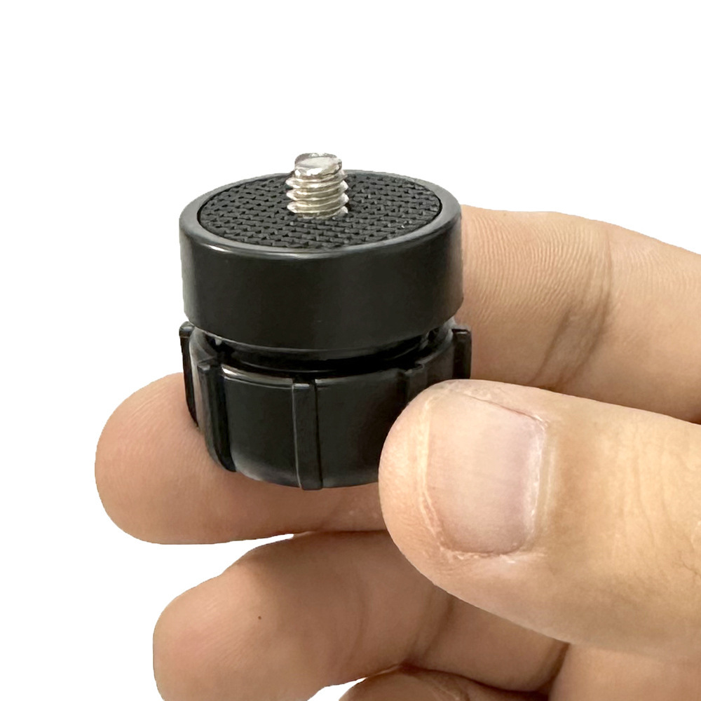 스마트폰 카메라 삼각대 연결 마운트 1/4 나사 17mm 볼헤드 변환 어댑터 차량 거치대 촬영 브라켓 확장 부품, 1개, 블랙 7,900원