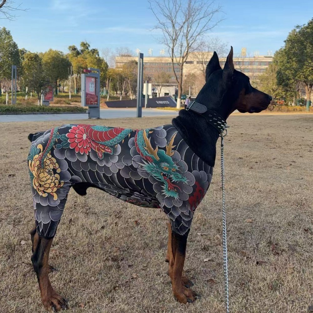 누누마켓 펫타투 문신 착시 강아지 옷 프린팅 반려견 패션, 1개, ONE 13,900원