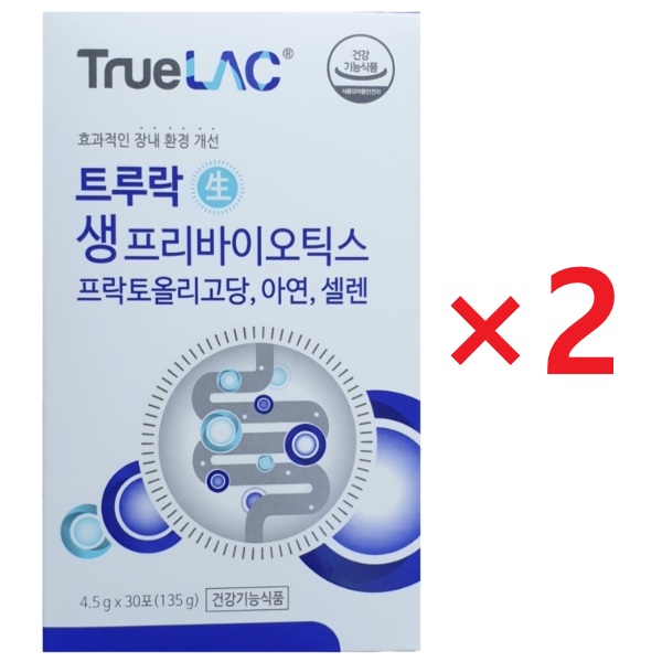 휴럼 트루락 생 프리바이오틱스 4.5g 30포, 2박스, 4.5g 25,920원